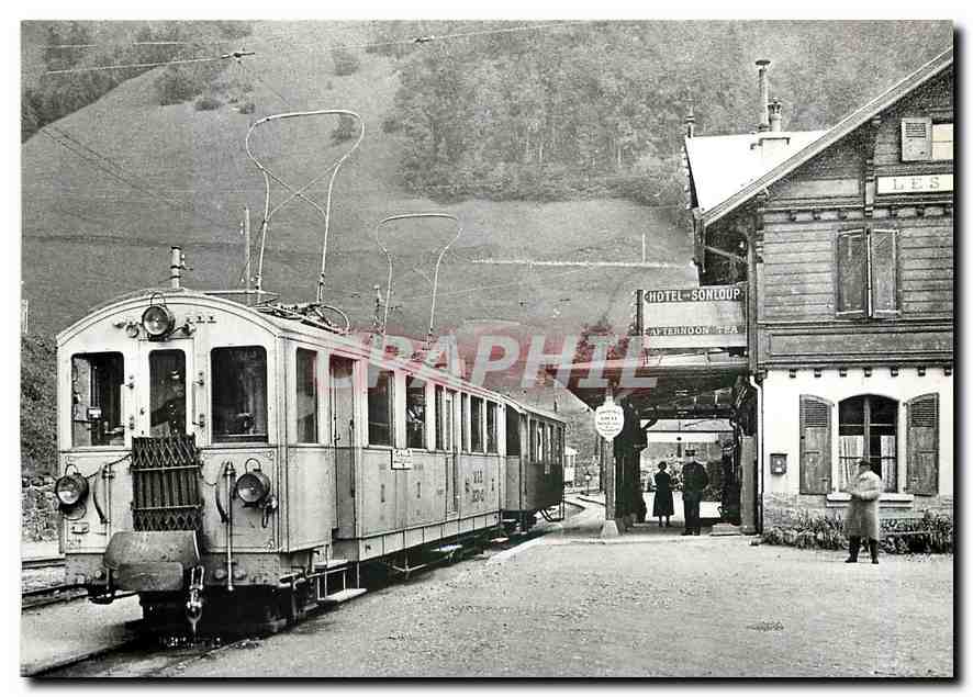 CPM Train pour Montreux aux Avants