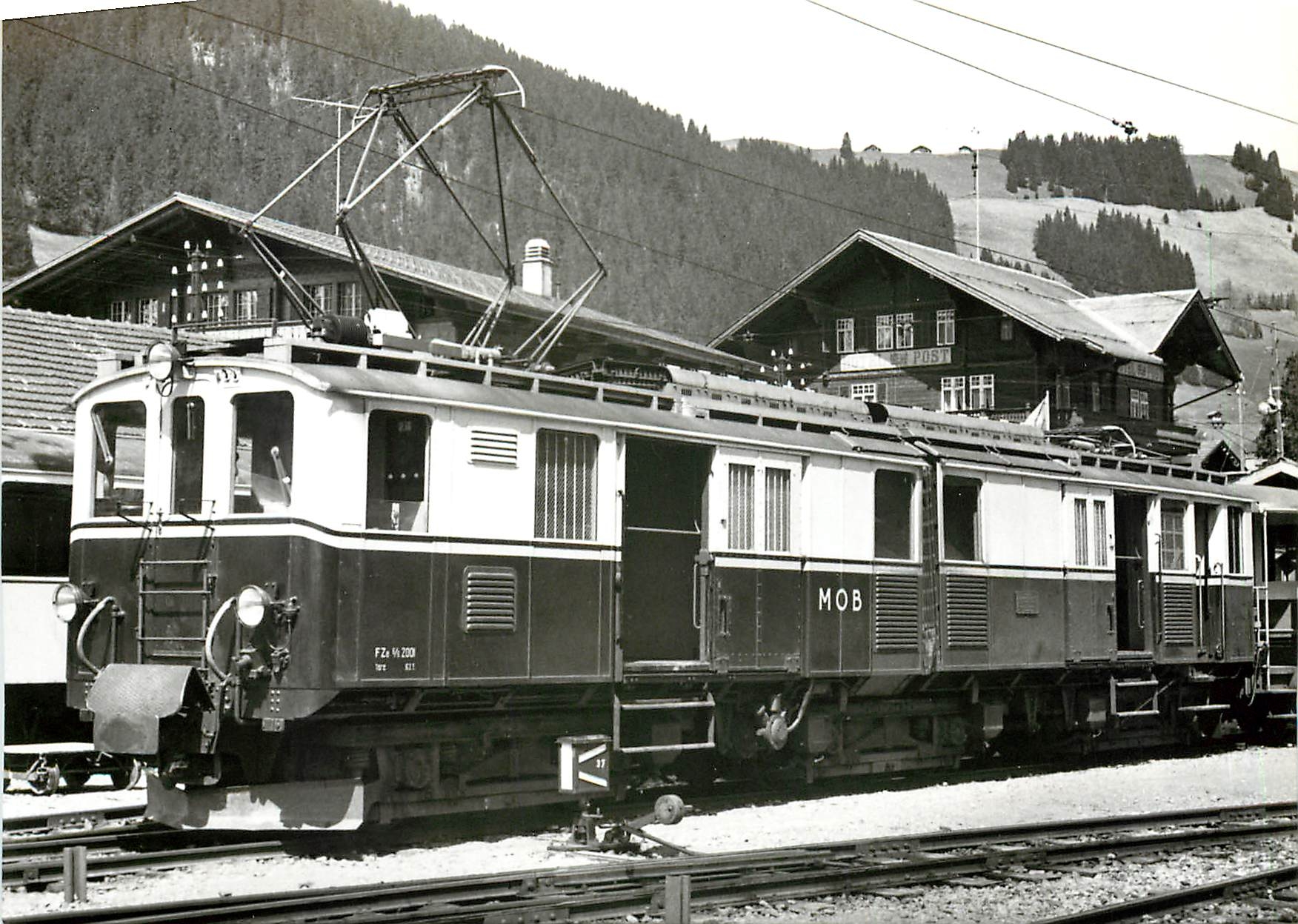 CPM FZe 4/4 2001 a Zweisimmen en 1966
