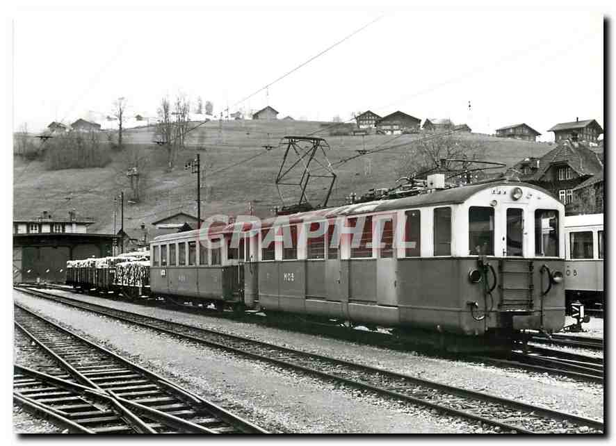 CPM AFZe 4/4 31 arrivant de La Lenk a Zweisimmen en 1964