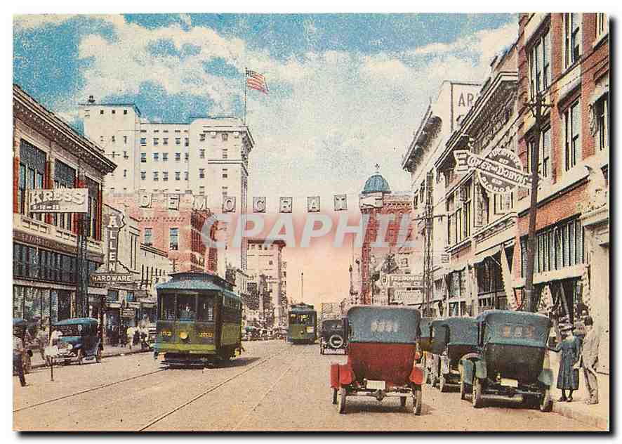 CPM Little Rock Arkansas. Main St. looking North from Seventh St.