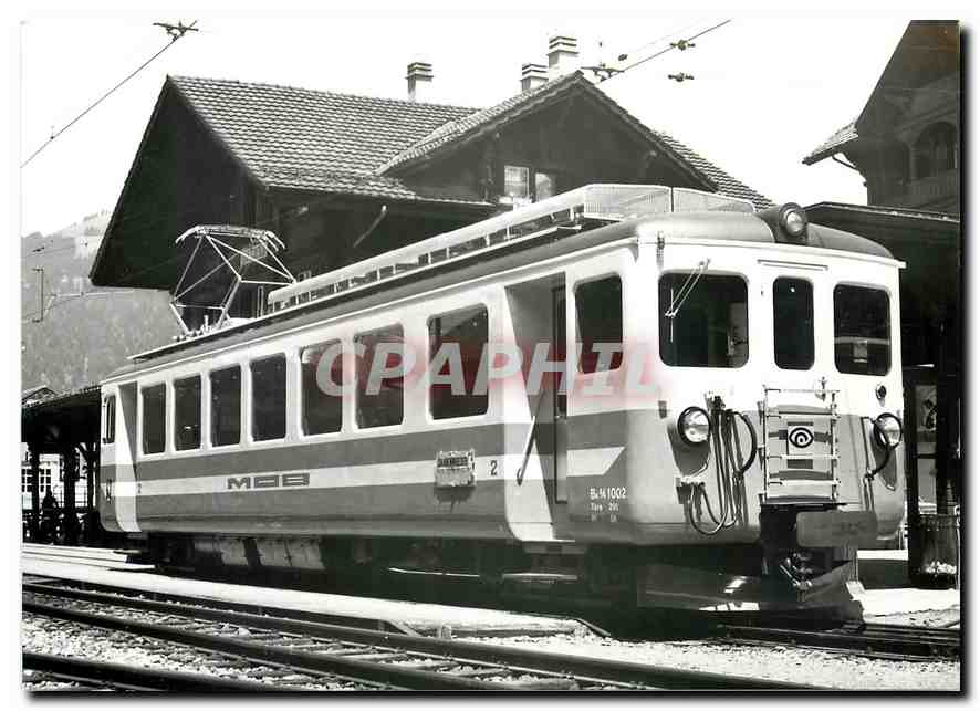 CPM Be 4/4 1002 a Gstaad 1975