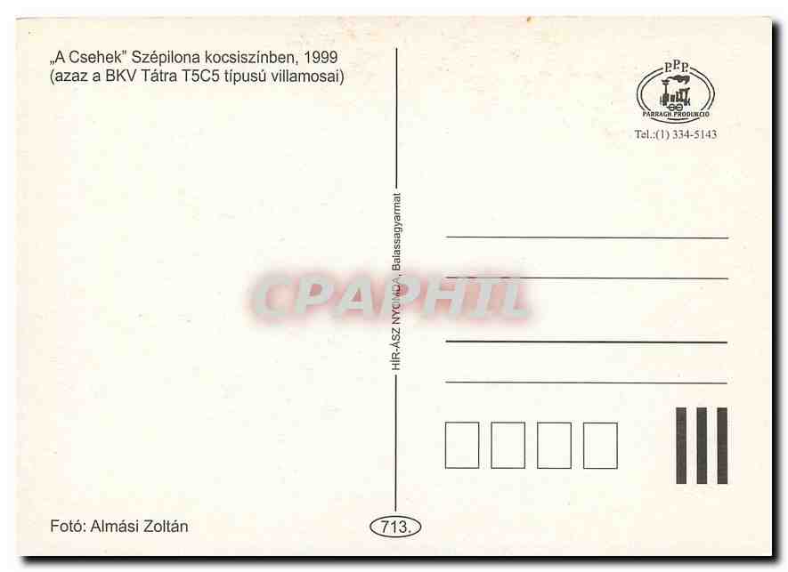 CPM A Csehek — Verso
