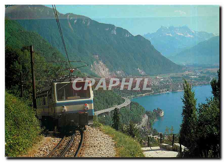 CPM Lac Leman Train Montreux - Rochers-de-Naye