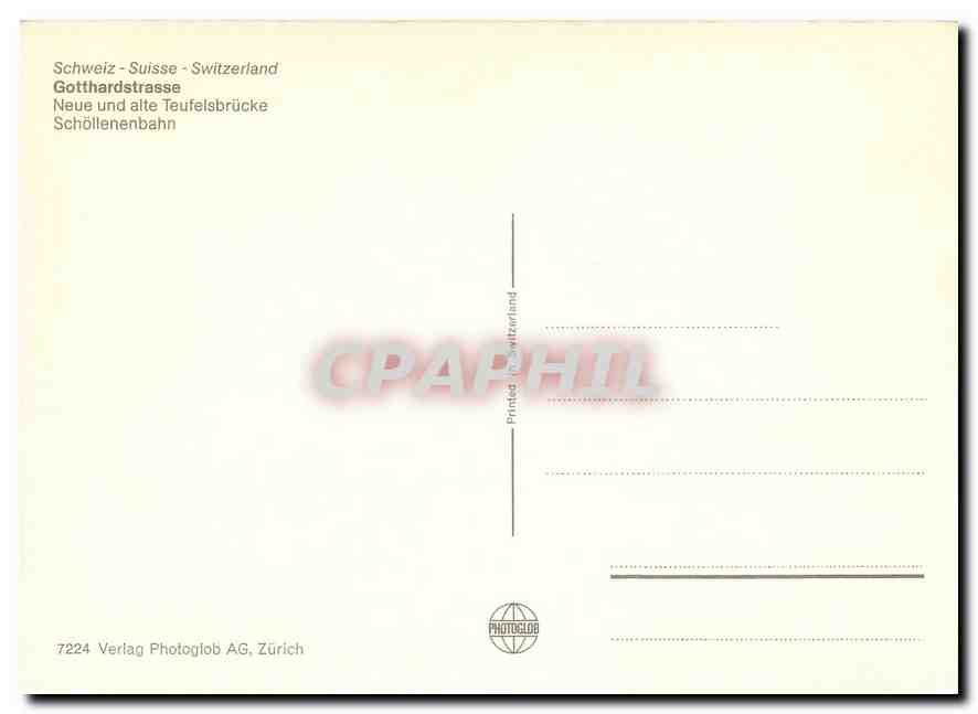 CPM Gotthardstrasse Neue und alte Teufelsbruecke — Back