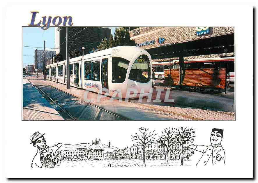 CPM Lyon. Le Tramway de Lyon