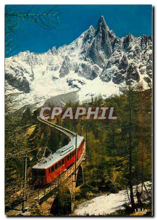 Chamonix-Mont-Blanc — Le chemin de fer du Montenvers et l'aiguille du Dru — IRIS