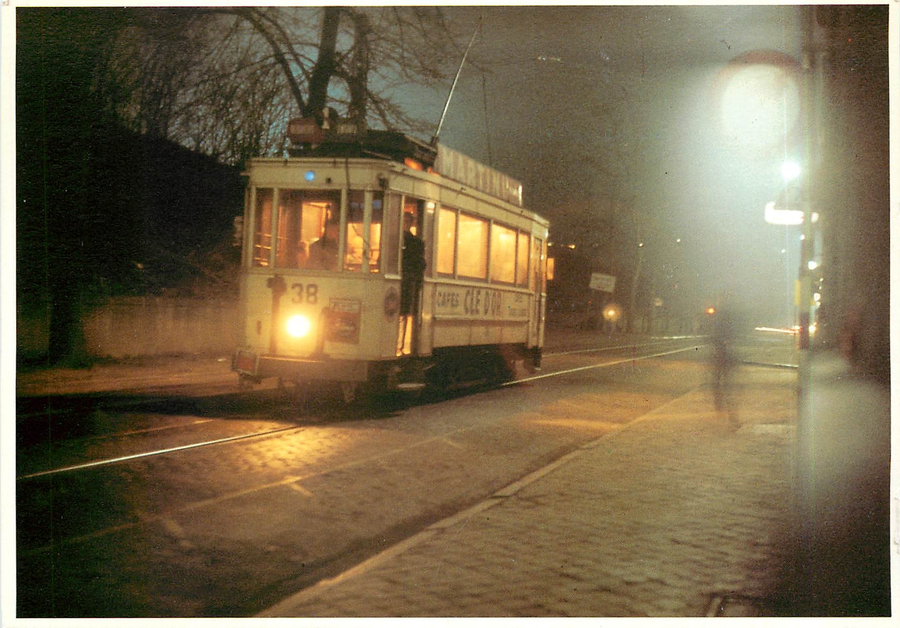 CPM STIV. Motrice ''Germain'' No.38 sur la ligne Verviers-Ensival