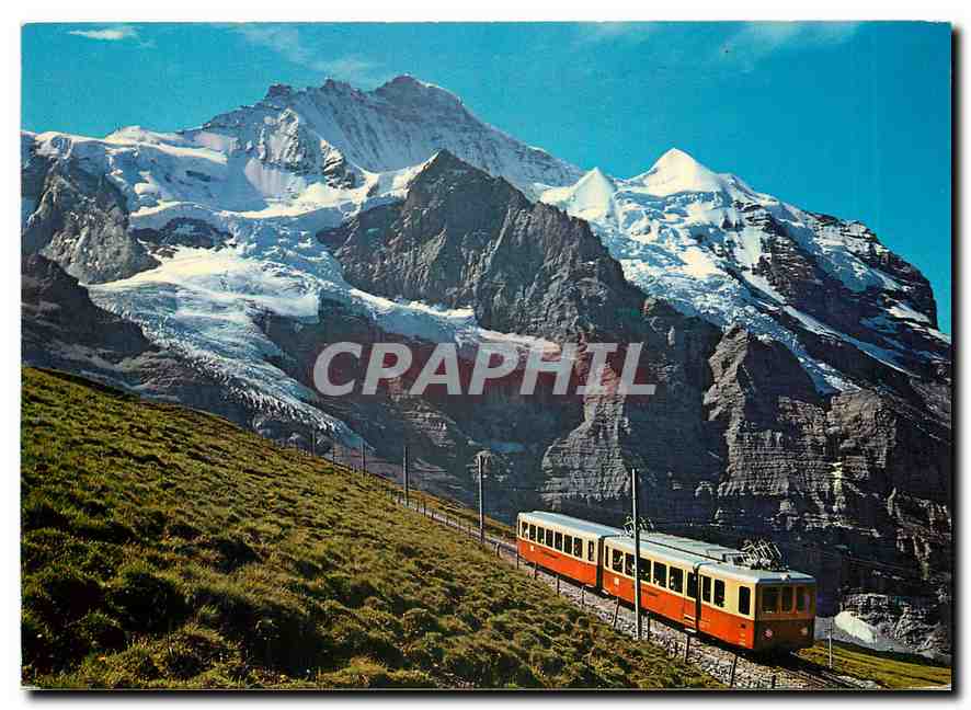 CPM Jungfraubahn Kleine Scheidegg Jungfraujoch 2061 - 3454m Jungfrau 4158m