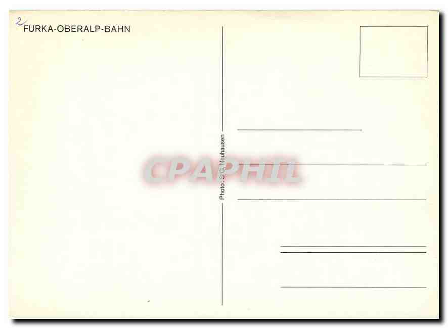 CPM Furka-Oberalp-Bahn — Verso