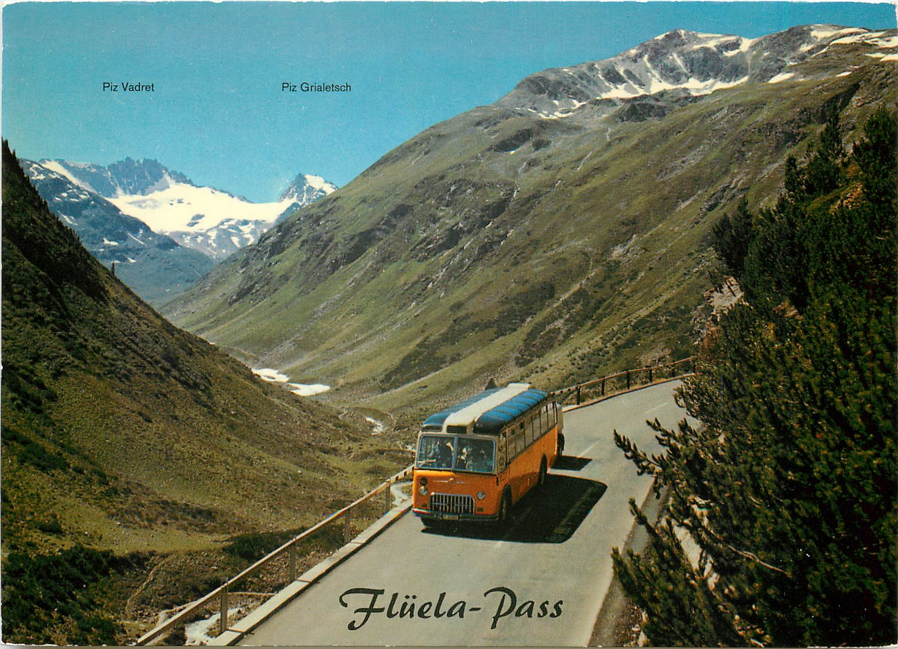 CPM Flueela-Pass (2383m) Engadiner Seite Blick gegen Val Grialetsch - Piz Vadret- Piz - Griadetsch