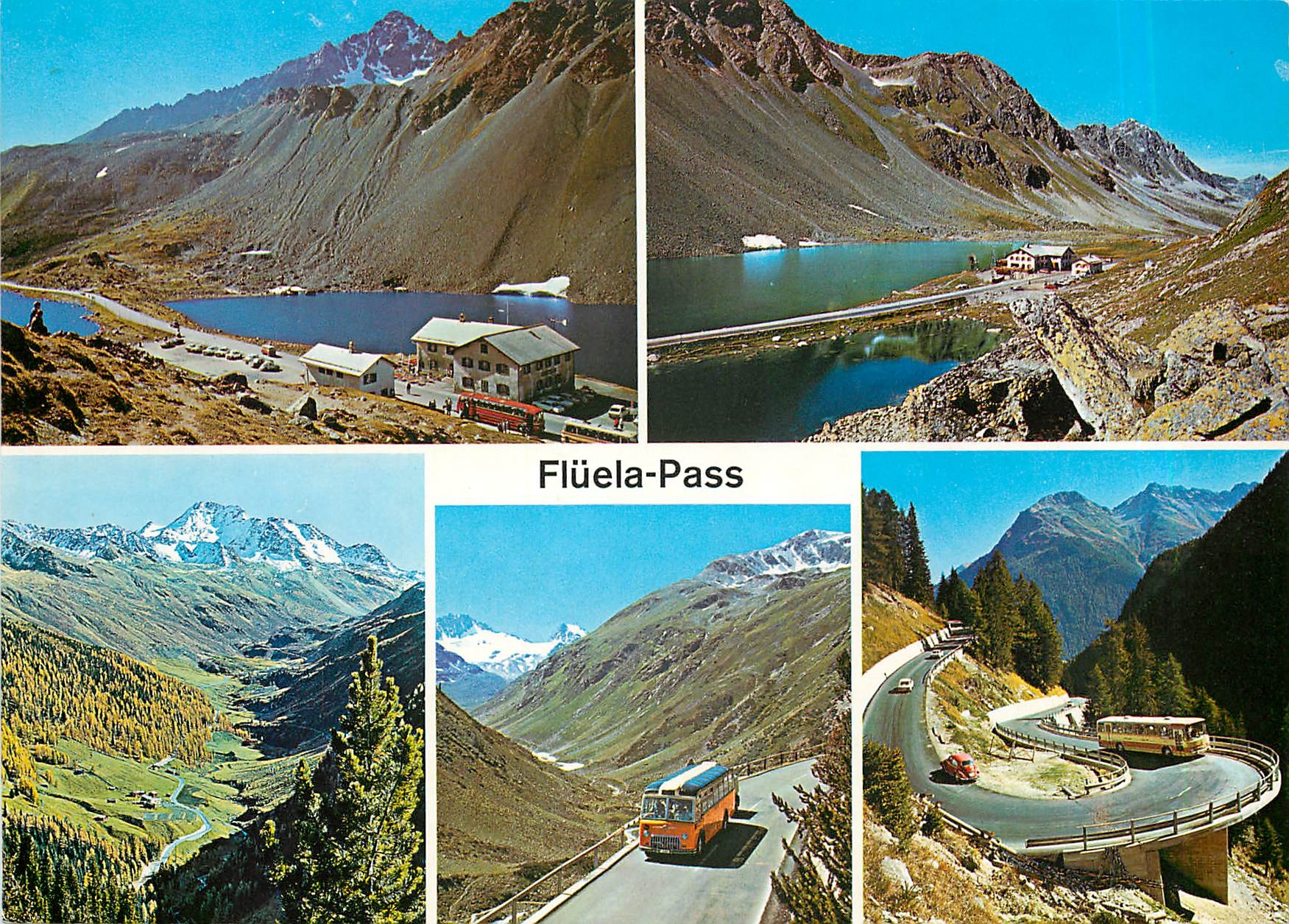CPM Flueela-Pass (2383m) Hospiz mit Schwarzhorn