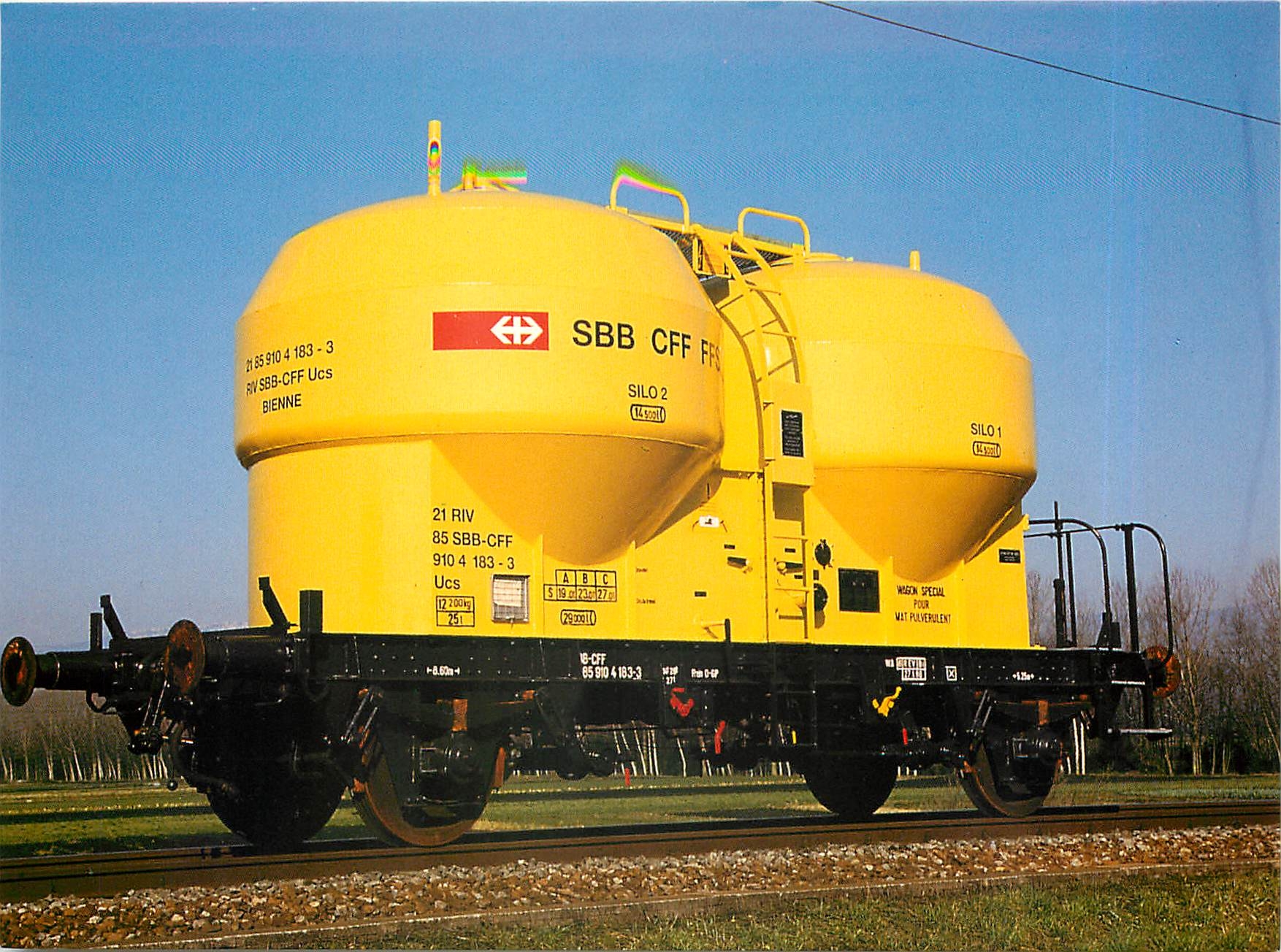 CPM Wagen-silo pour pulverulents Ucs 21 85 910 4 180 224
