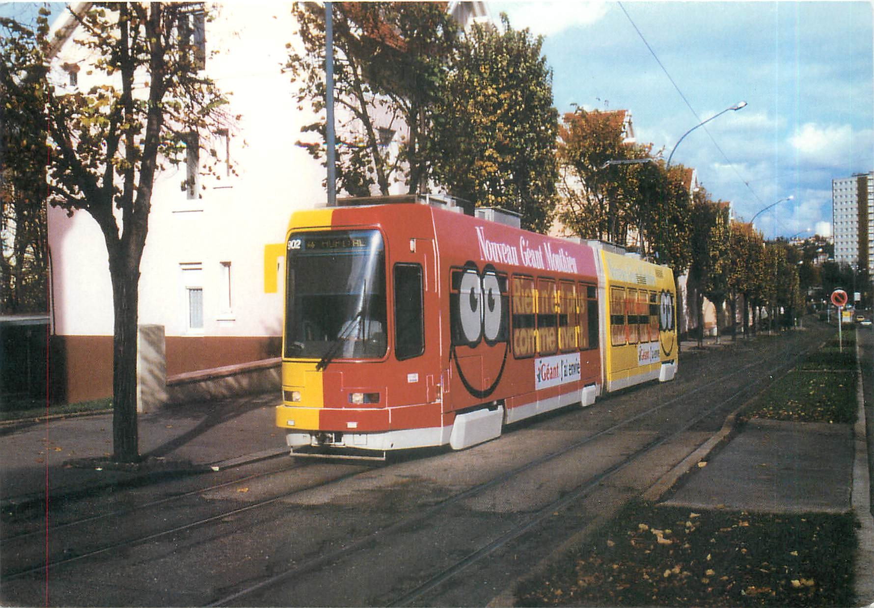 CPM Tramways de St-Etienne Motrice ALSTHOM Nr. 902