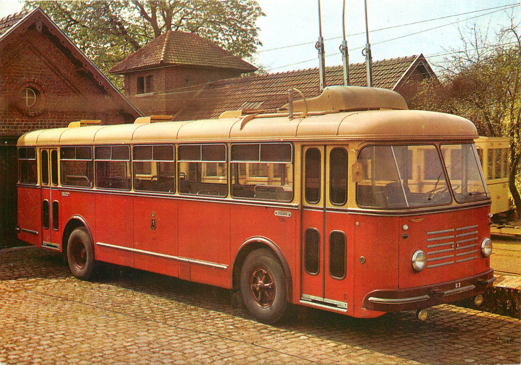 CPM AMUTRA - TRAMMUSEUM SCHEPDAAL Gyrobus G3 (ligne Gand-Merelbeke 1956-1959)