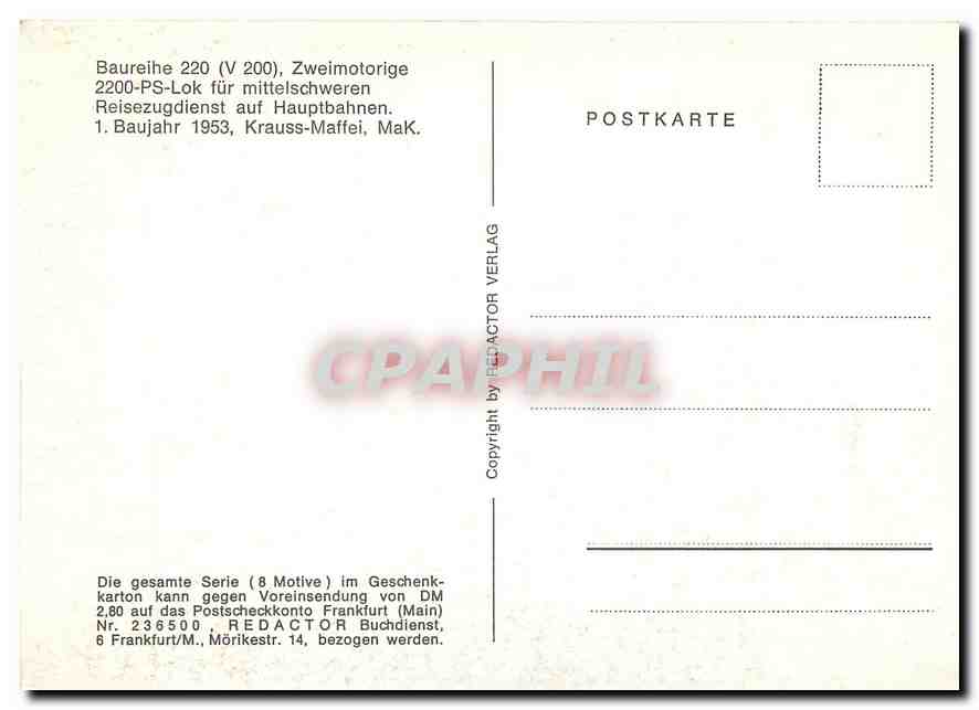 CPM Baureihe 220 (V200) — Verso