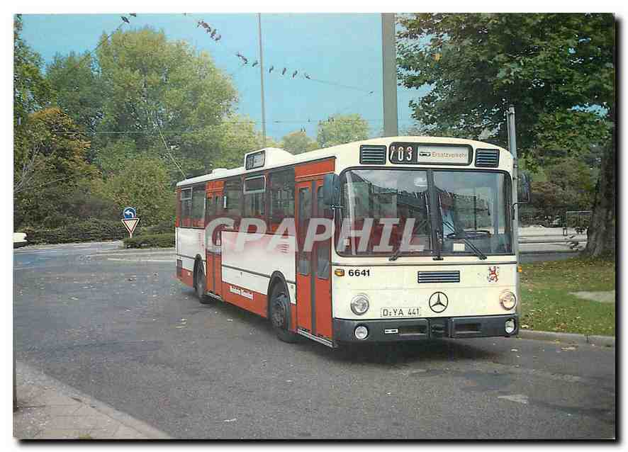 CPM Moderne Rheinbahnbusse Bus 6641 am 3.9.1986 Duesseldorf