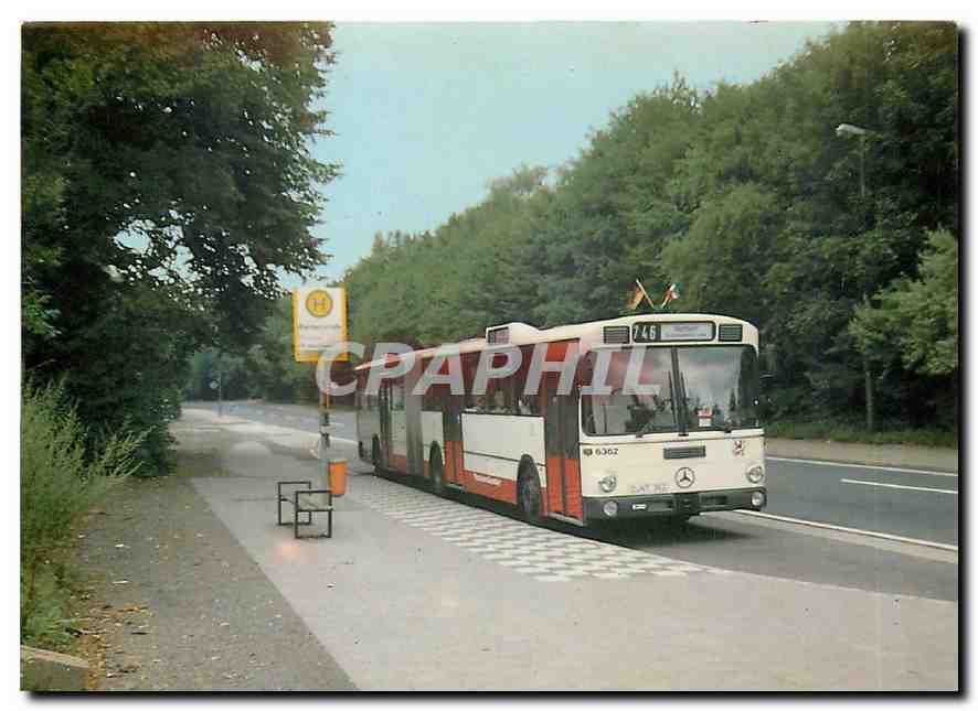 CPM Moderne Rheinbahnbusse Bus 6363 am 24.7.1986 Duesseldorf