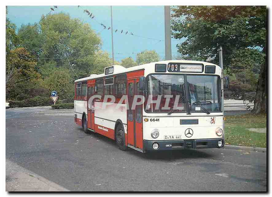 CPM Moderne Rheinbahnbusse Bus 6641 am 3.9.1986 Duesseldorf