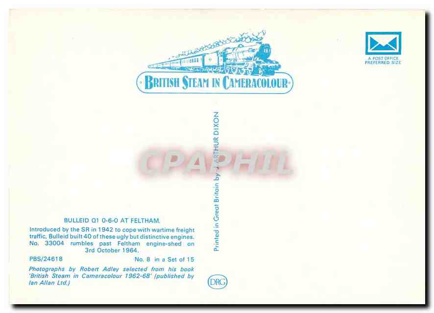 CPM Bulleid Q1 0-6-0 at Feltham — Verso