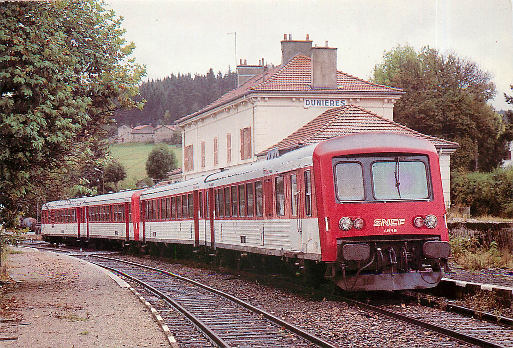 CPM Trains Speciaux ARF St Etienne-Dunieres-Montfaucon le 12/10/1997