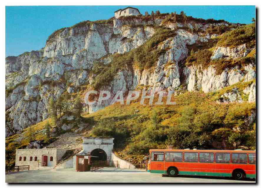 CPM Kehlsteinhaus mit Parkplatz und Tunneleingang