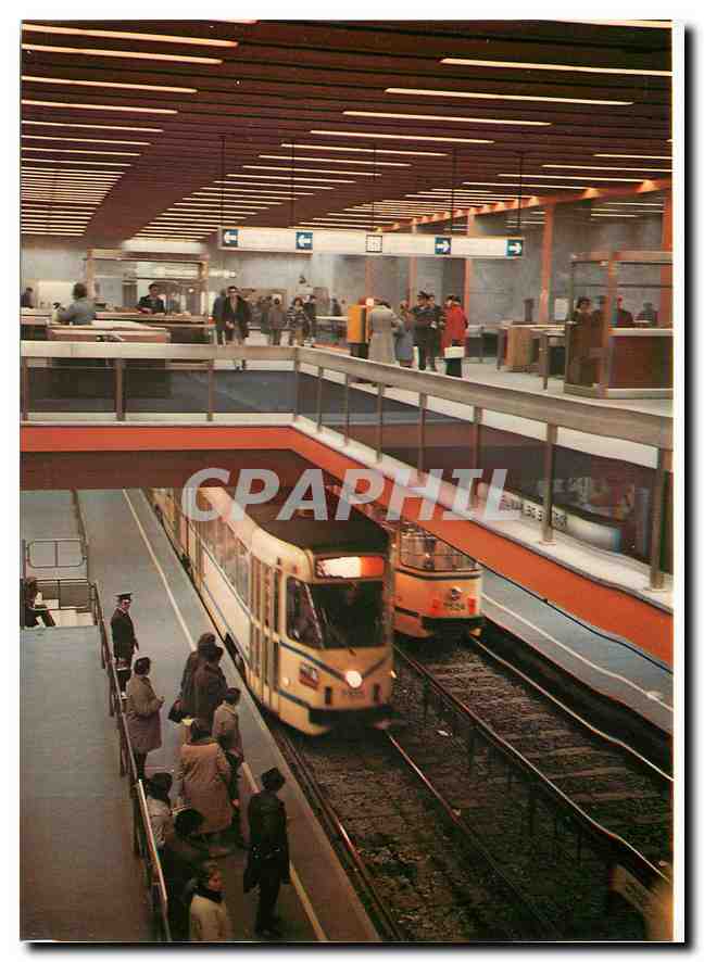 CPM Bruxelles Port de Namur Metro