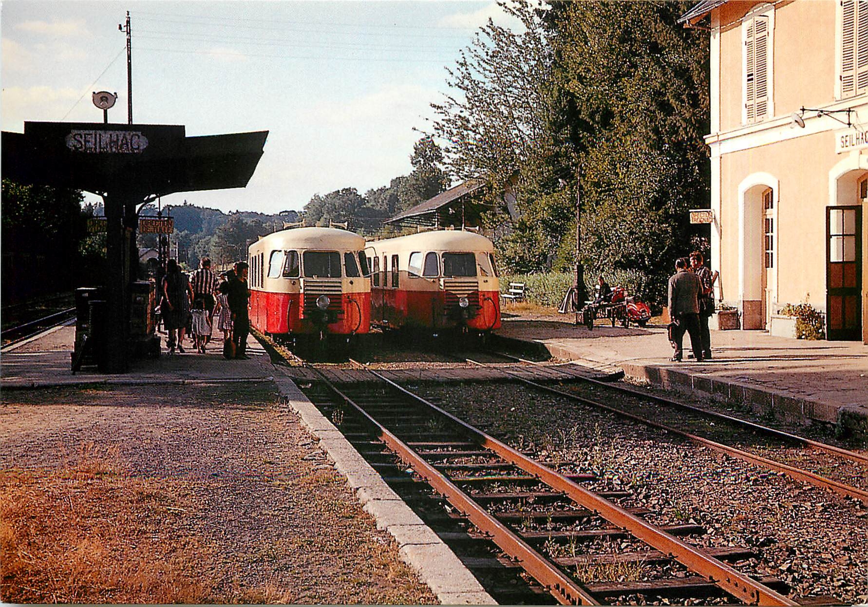 CPM Seilhac (19) Ligne de Tulle a Uzerche