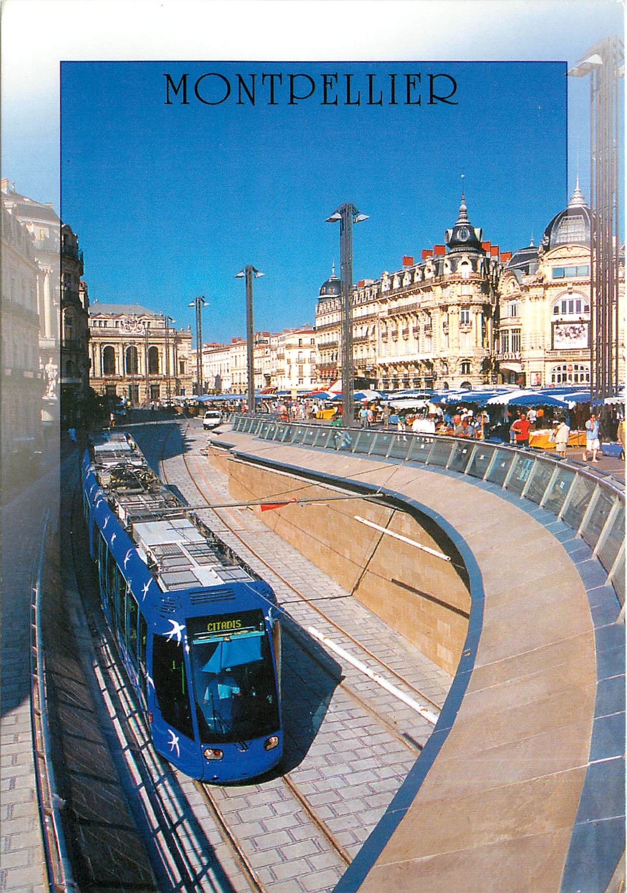 CPM Montpellier La Place de la Comedie