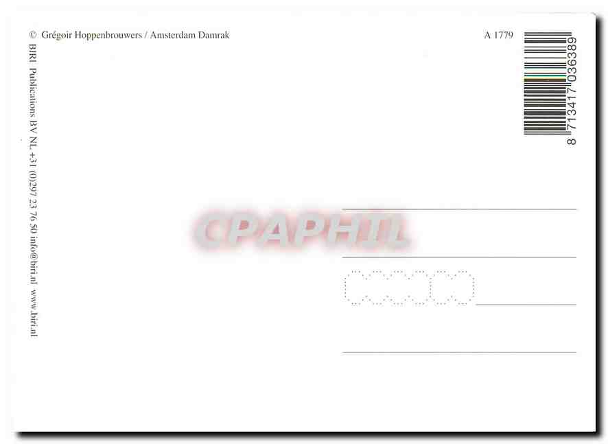 CPM Amsterdam Tramway — Verso