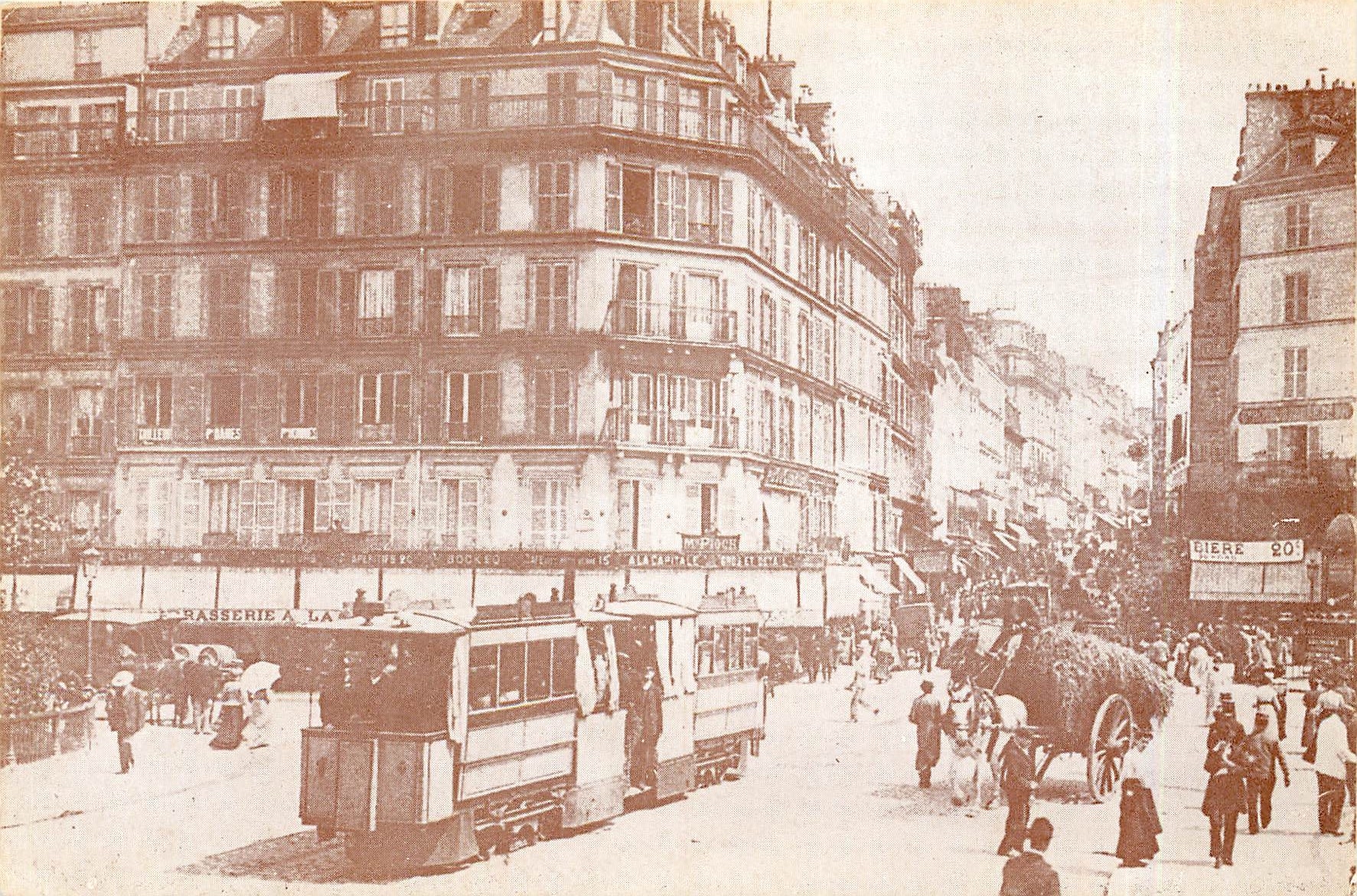 CPM Funiculaire de Belleville (Paris) Ligne Place de la Republique - Eglise de Belleville