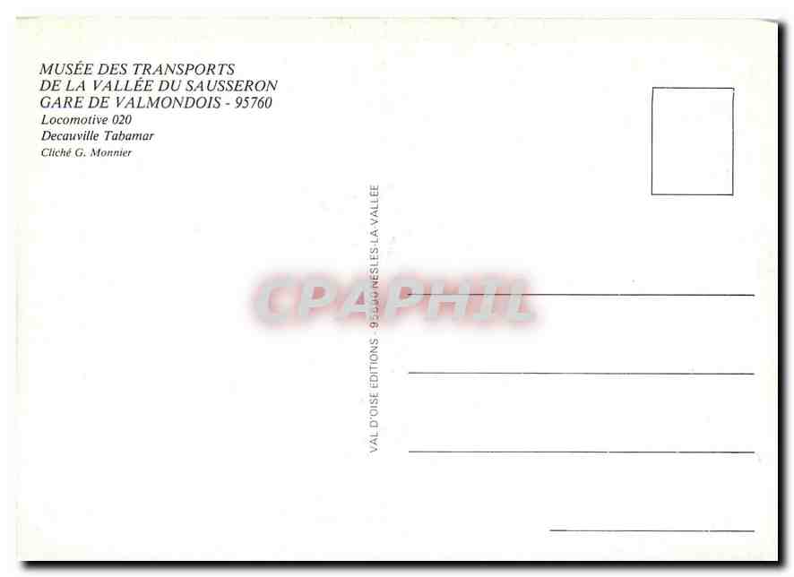 CPM Locomotive 020 — Verso