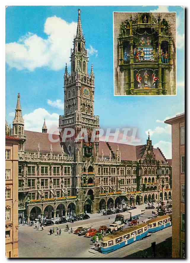 CPM Munich L'Hotel de ville et Carillon