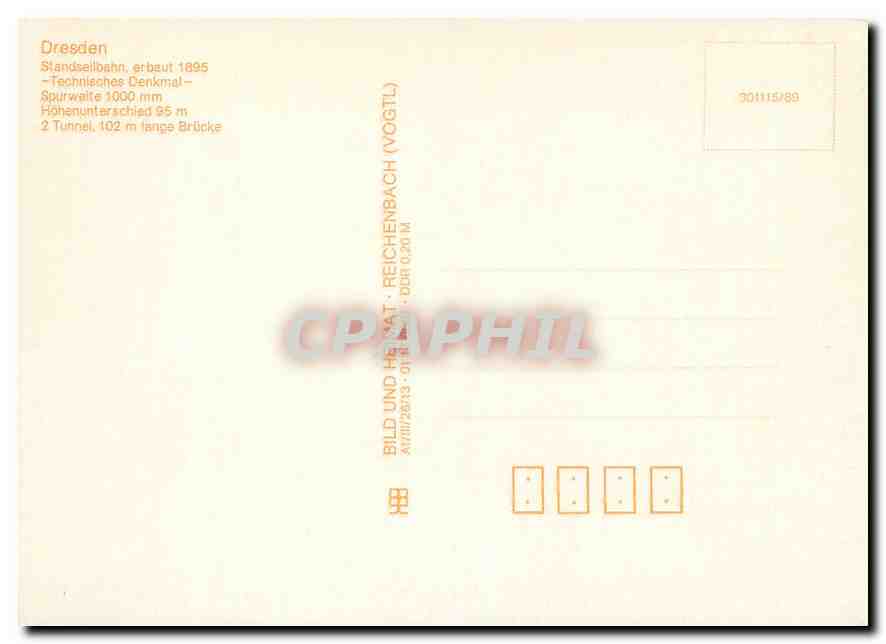 CPM Dresden — Rückseite