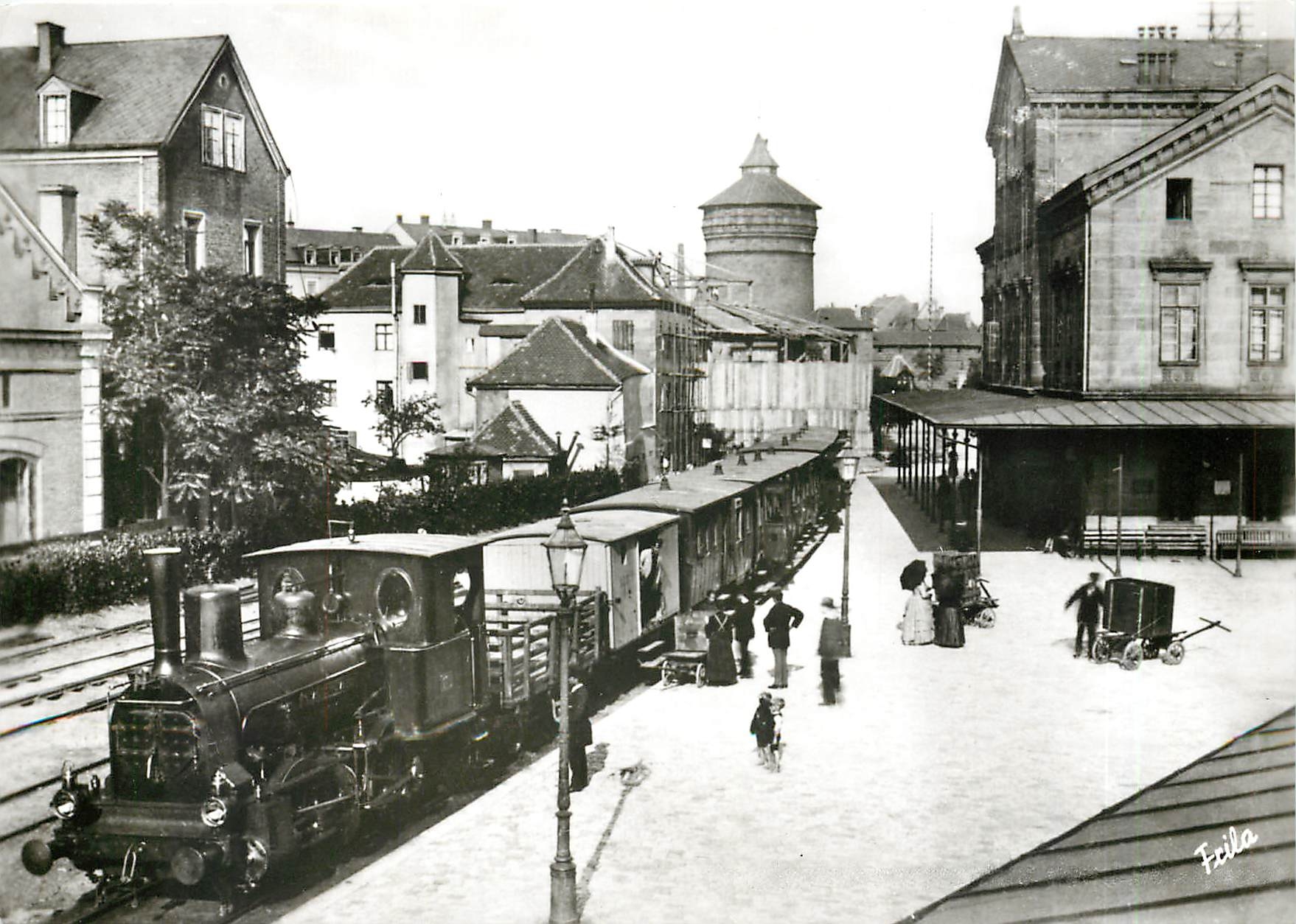 CPM Nuernberg "Ludwigsbahn" Premier chemin de fer allemand entre Nuernberg et Fuarth en 1835