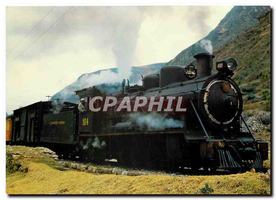 CPM ENAFER Peru petrolburning steam-locomotive No. 104