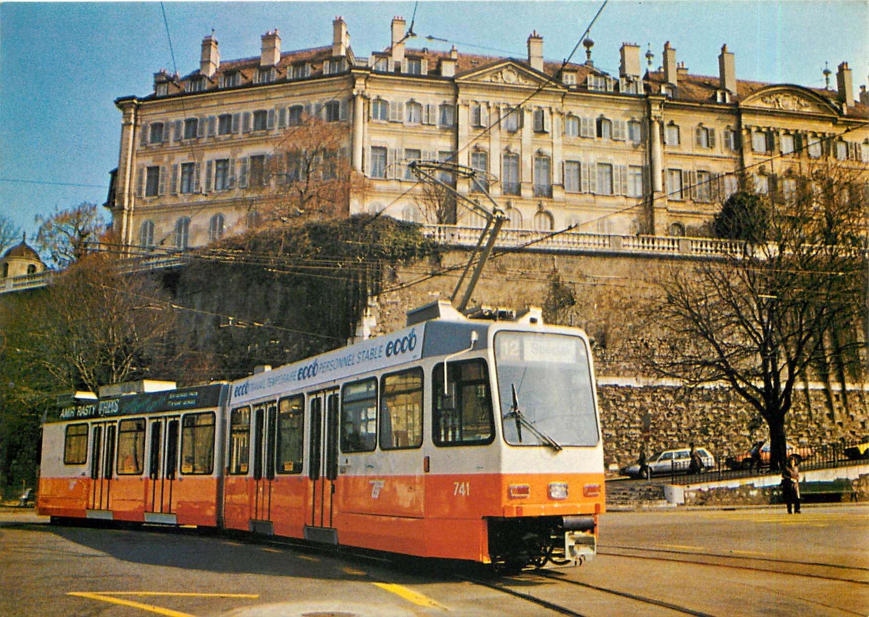 CPM Tranports publics genevois Motrice No. 741