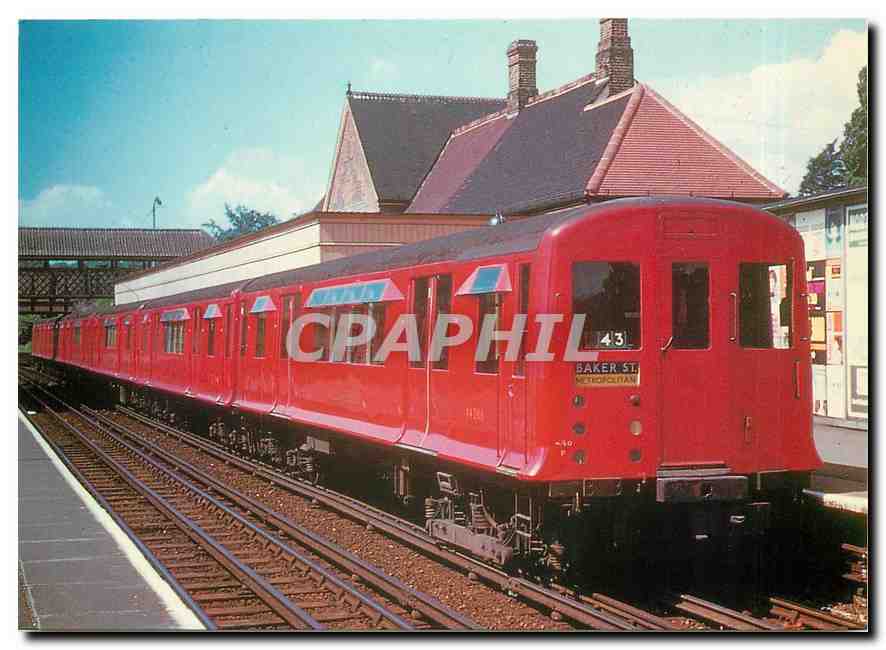 CPM Metadyne controlled "P" stock dating from 1939 on the Metropolitan Line at Ruislip in 1961
