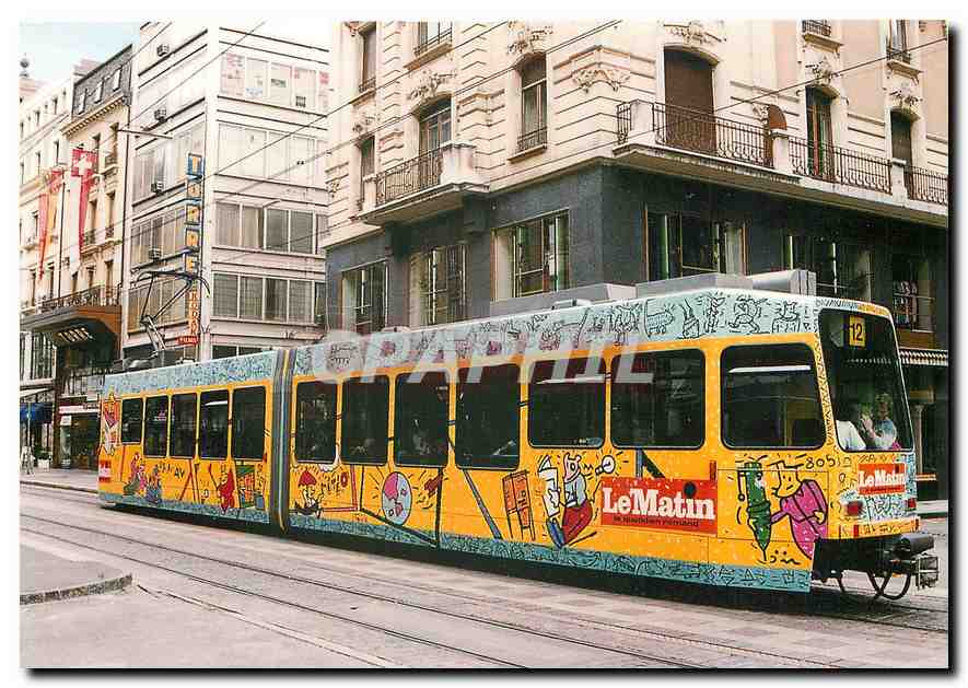 CPM Tramway articule a plancher surbaisse