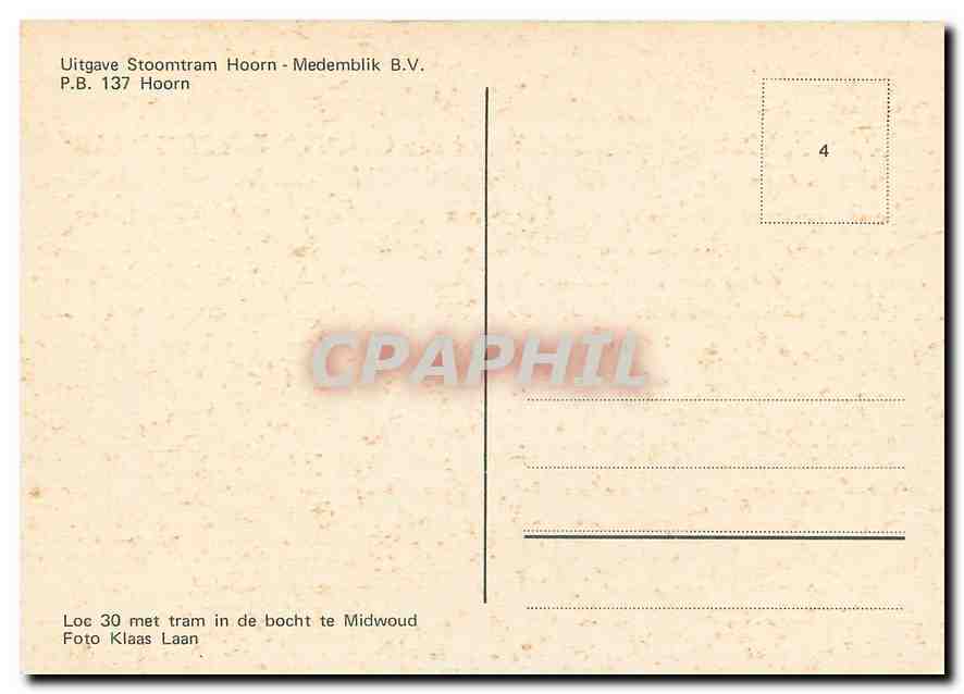 CPM Train Loc 30 — Verso