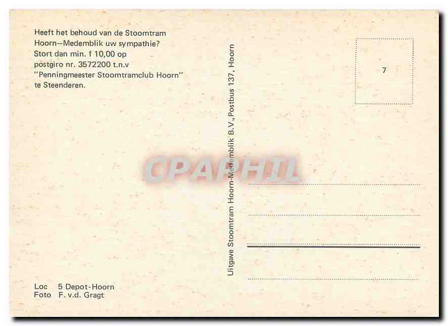 CPM Loc 5 Depot Hoorn — Verso