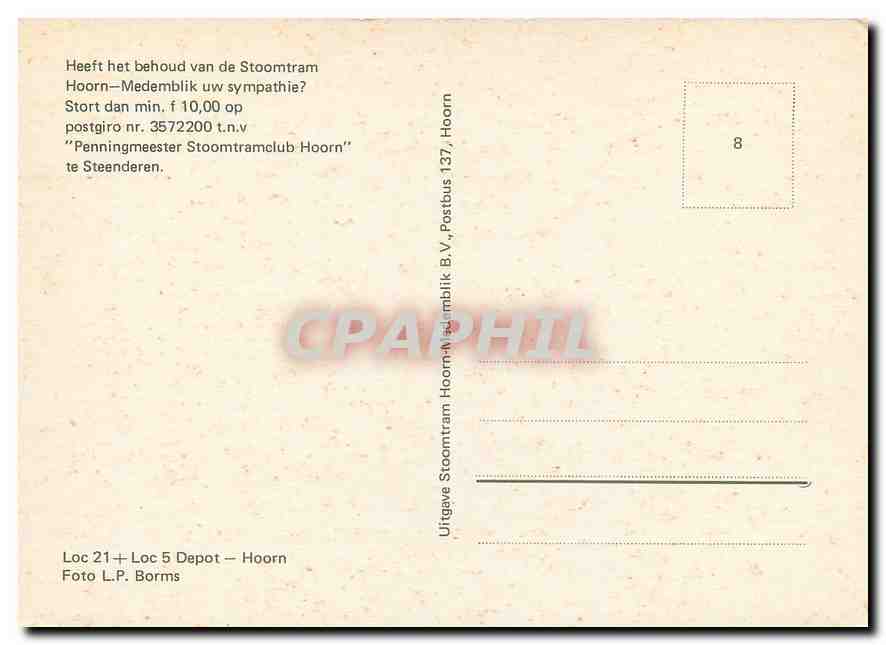 CPM Loc 21 Loc 5 Depot Hoorn — Verso