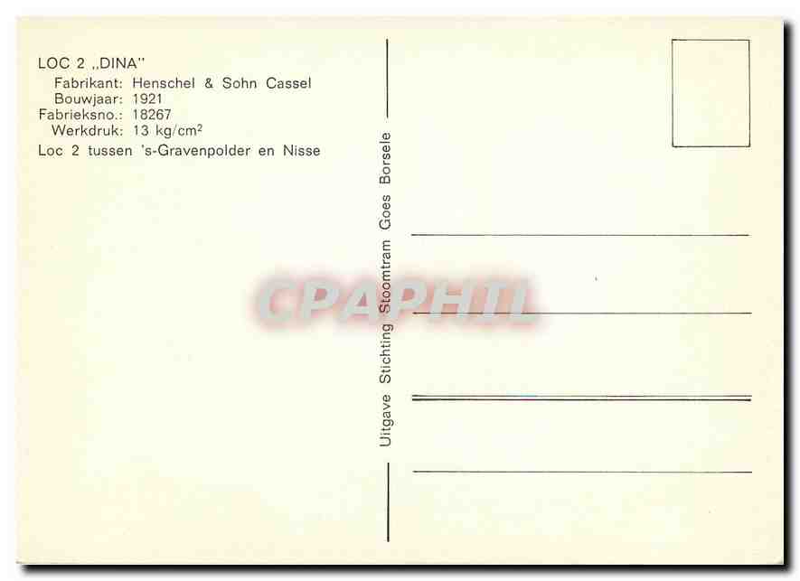 CPM Loc 2 "Dina" — Verso