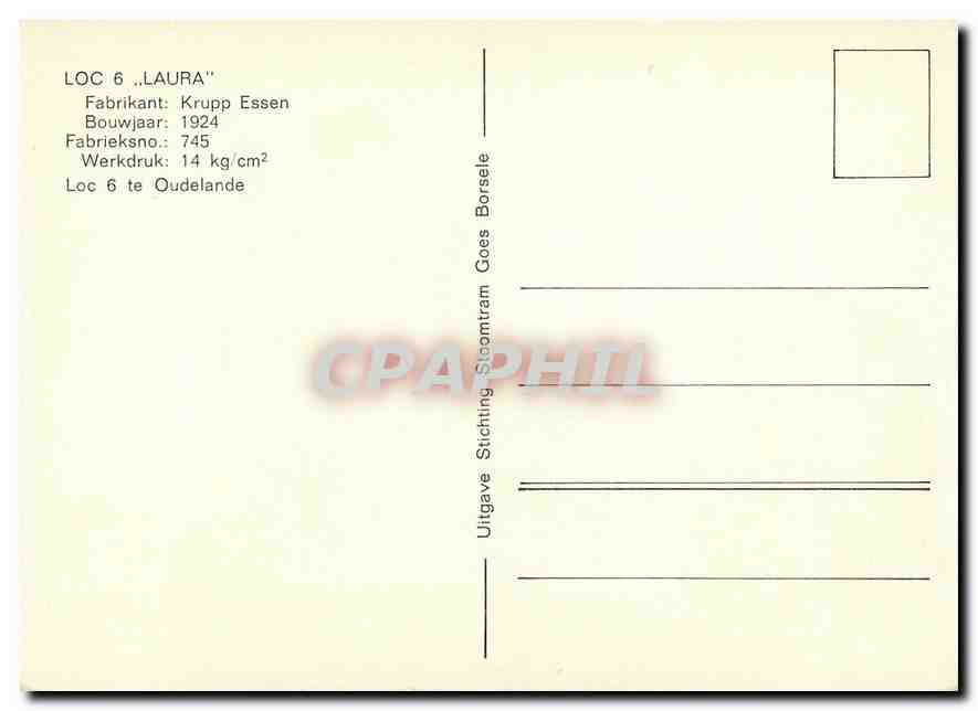 CPM Loc 6 "Laura" — Verso