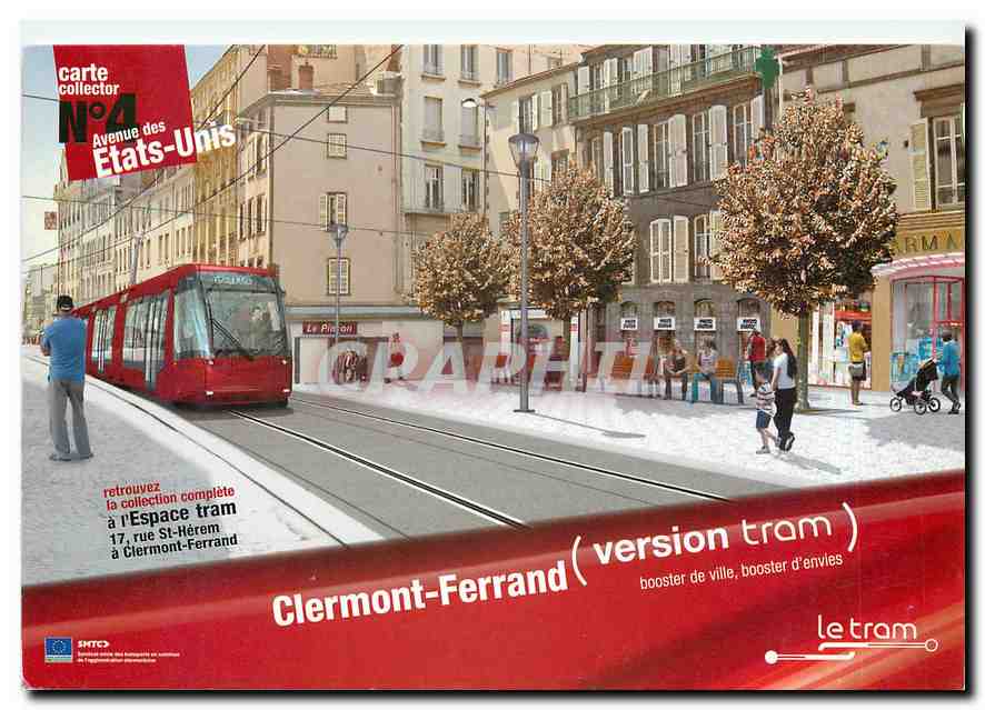 CPM Carte Collector No.4 Avenue des Etats-Unis