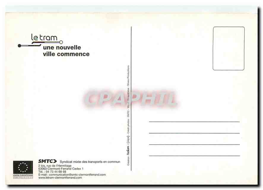 CPM Carte Collector No.4 Avenue des Etats-Unis — Verso