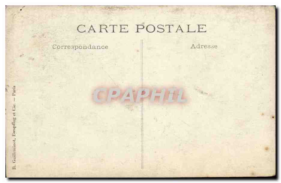 Carte photo Enfants avec coiffes de toutes les regions de France TOP — Rückseite
