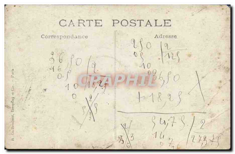 Carte photo Theatre — Rückseite