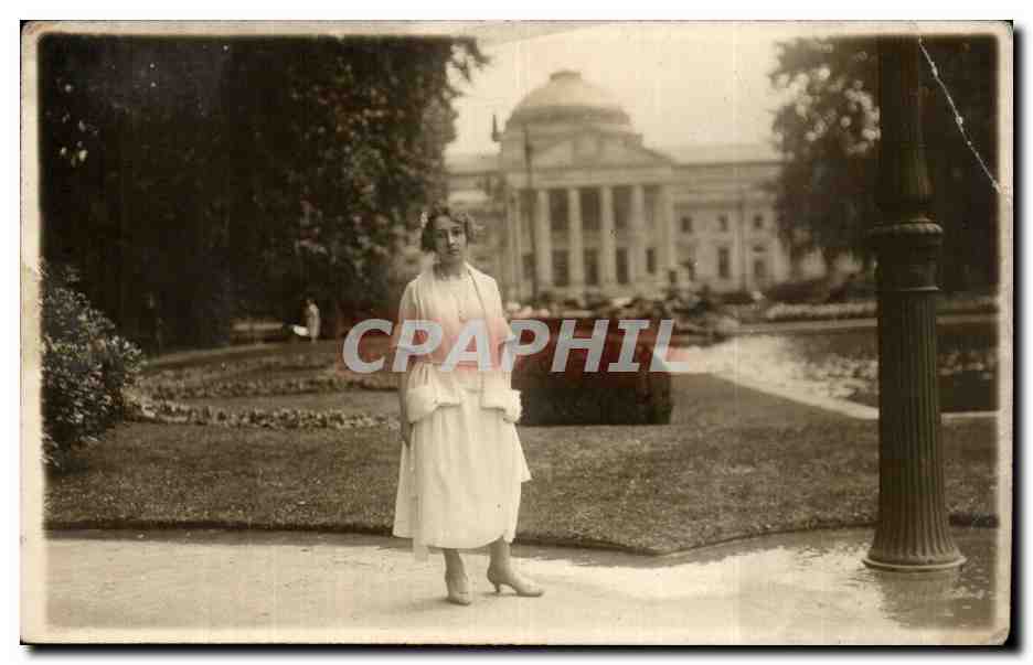 Carte photo Femme annees folles