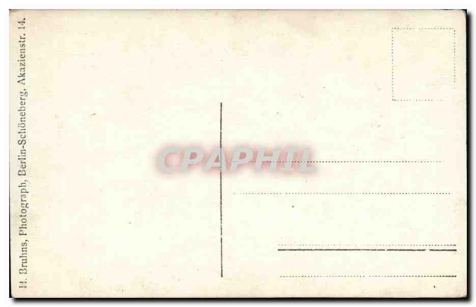 Carte photo Enfant et luge (sports d'hiver) — Verso