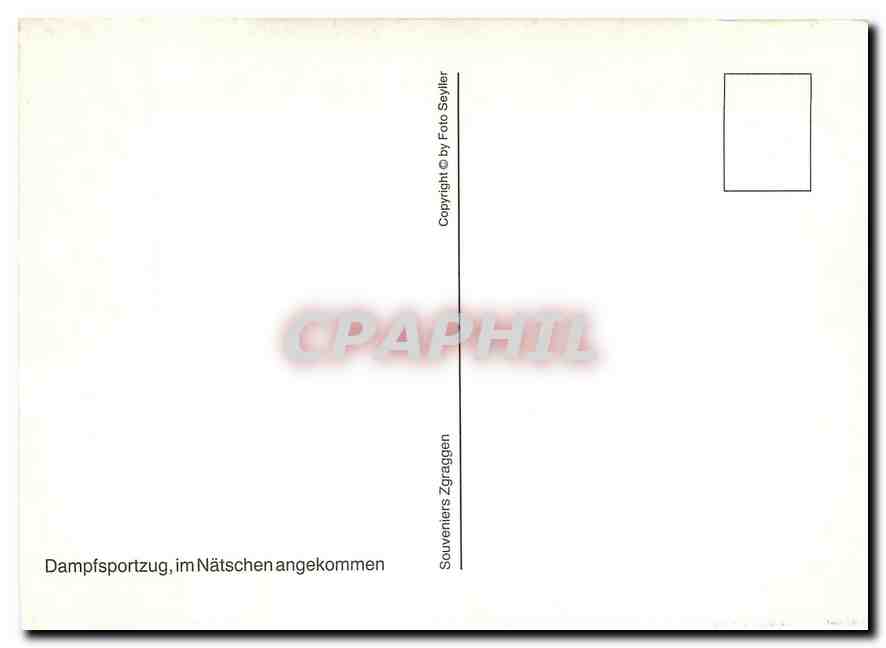 CPM Dampfsportzug im Naetschen angekommen — Verso